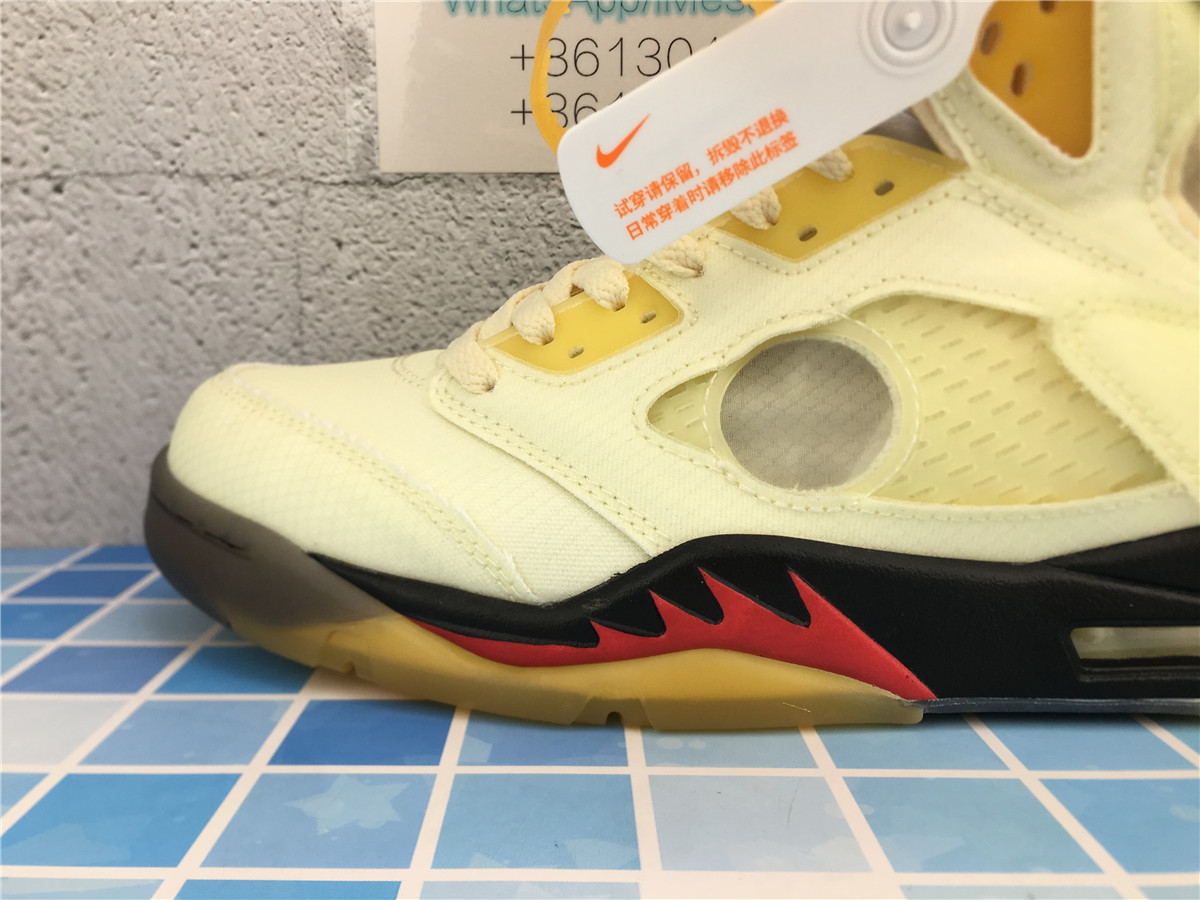 OG Batch Off-white x Air Jordan Retro 5 SP DH8565 100